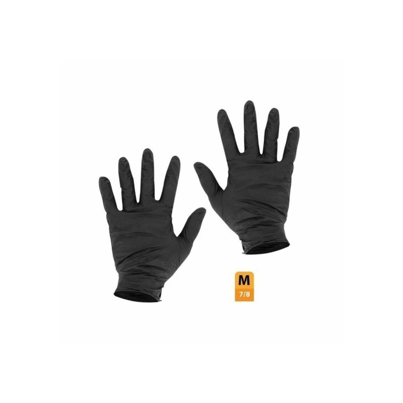 Gants nitrile noir taille M Gants nitrile noir taille M